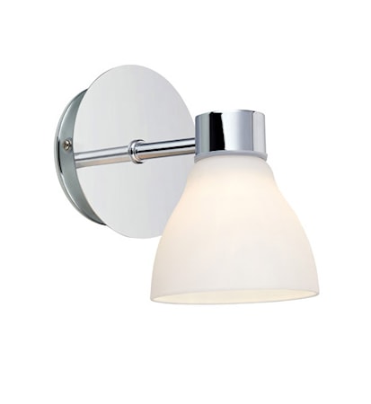 Cassis Vägglampa 1 Ljus Krom