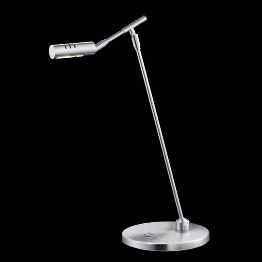 LED-bordslampa SENOS i matt nickel