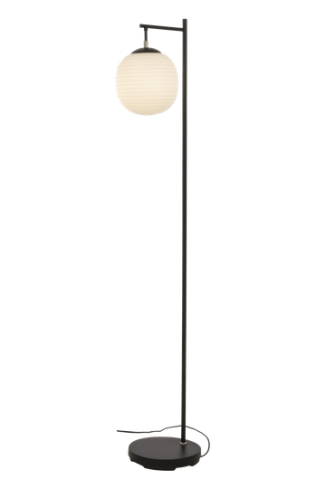 Rille golvlampa (Svart)