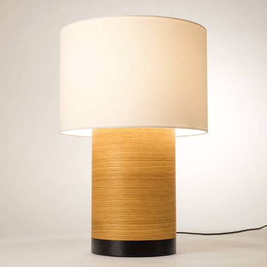 Bordslampa Klippa XL svart Trooper Alabaster