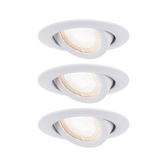 Paulmann LED-inbyggnadslampa 93388, vit