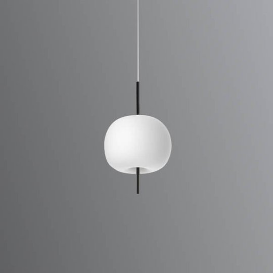 Kundalini Kushi - svart LED-hänglampa, 16 cm