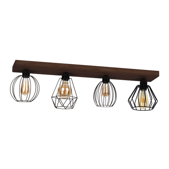 Envolight Various taklampa 4 lampor mörk tall