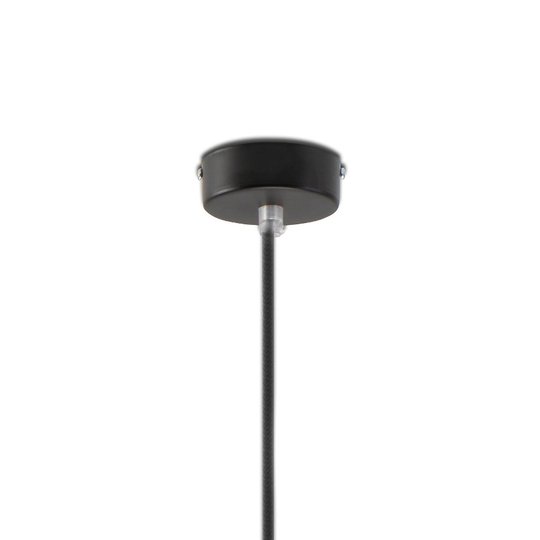 Hänglampa Simple, svart, kabel svart