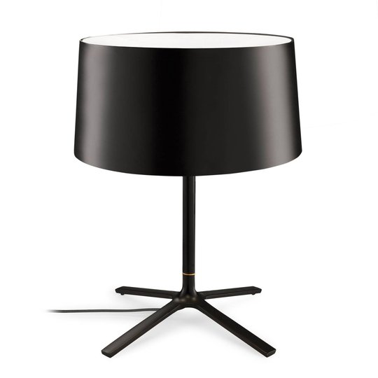 Grok Hall bordslampa med tygskärm, svart