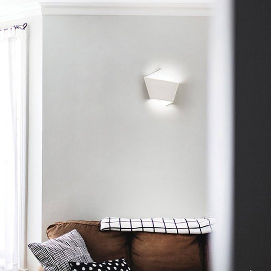 LED-vägglampa 2498 keramik 2 700 K inte dimbar