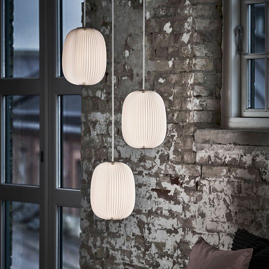 LE KLINT Lamella 4 - designerhänglampa, aluminium