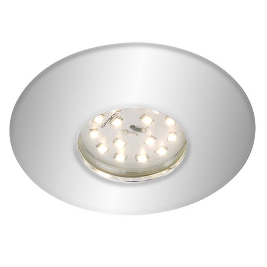 Förkromad LED-inbyggnadsspot Shower, IP65