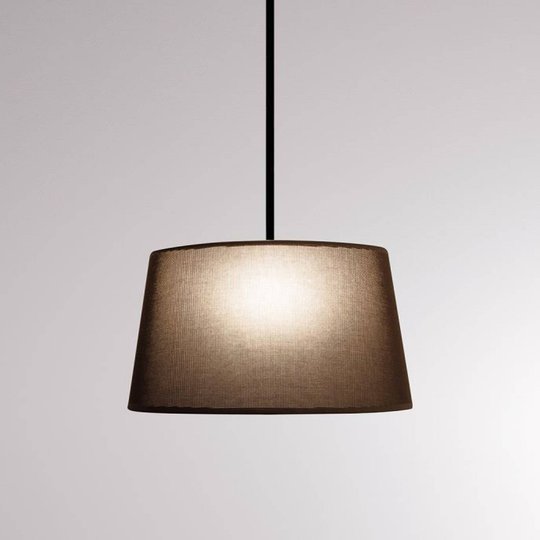 LOUM Bivio hänglampa Ø 50 cm skärm brunt