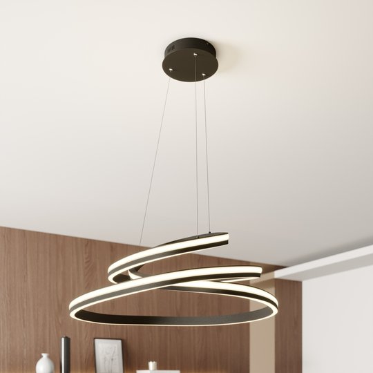 Lucande Emlyn LED-hänglampa 80 cm