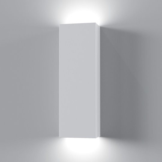 Vägglampa Parma av gips, 7 x 22 cm