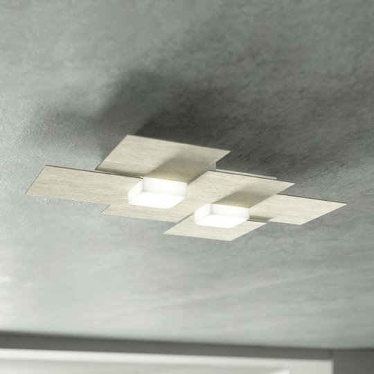 GROSSMANN Creo LED-taklampa 2 ljuskällor champagne