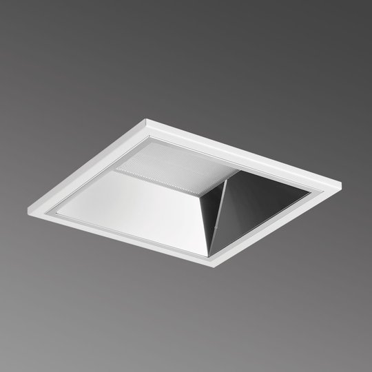 Kantig LED-inbyggnadsdownlight Noviel M 4 000 K
