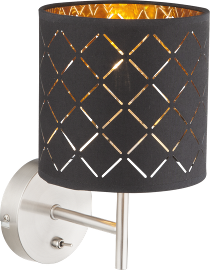 Clarke vägglampa (Svart)