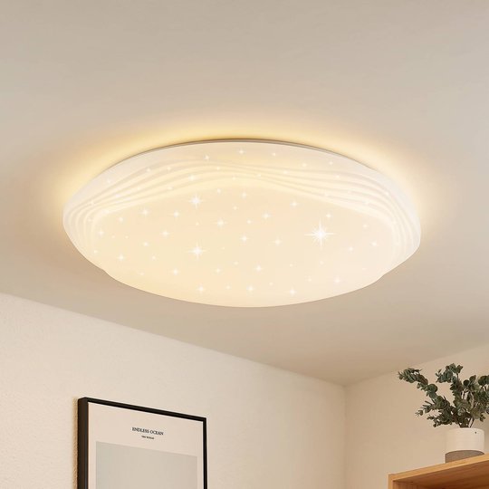 Lindby Cilara LED-taklampa, CCT, dimbar