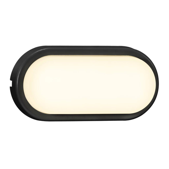 Cuba Bright Oval LED (Svart)
