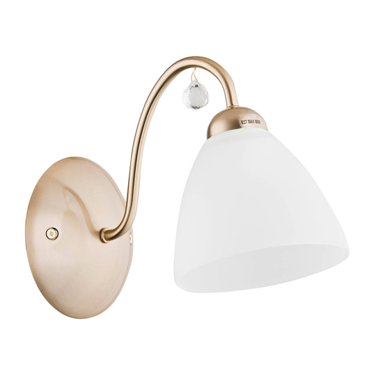 Vägglampa Svetlana, platina