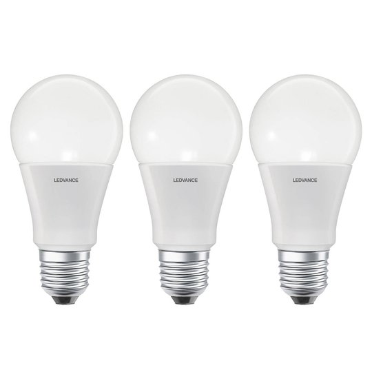 LEDVANCE SMART+ WiFi E27 9,5 W Classic 3-pack