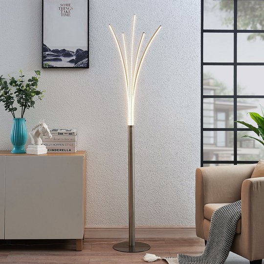 LED-golvlampa Boba med flera lamparmar