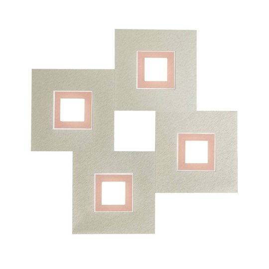 GROSSMANN Karree 4 lampor 50x50 pärlglans koppar