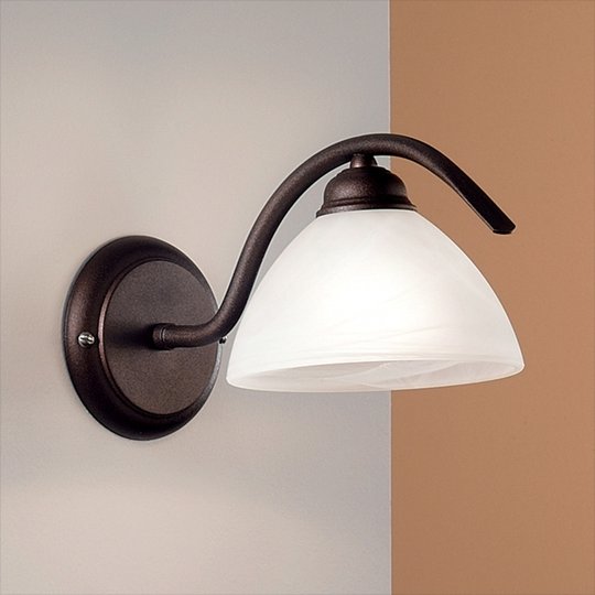 Vägglampa JANA med alabasterglas