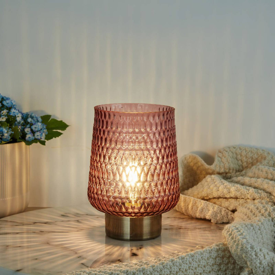 Pauleen Rose Glamour LED-bordslampa, batteri