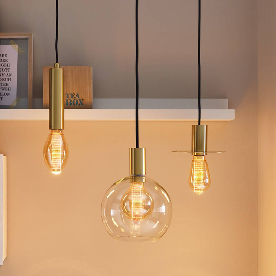 Paulmann LED-Vintage B75 ringmönster E27 3,6 W 818
