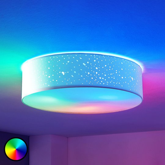 Lindby Smart LED-taklampa Alwine, direkt i taket