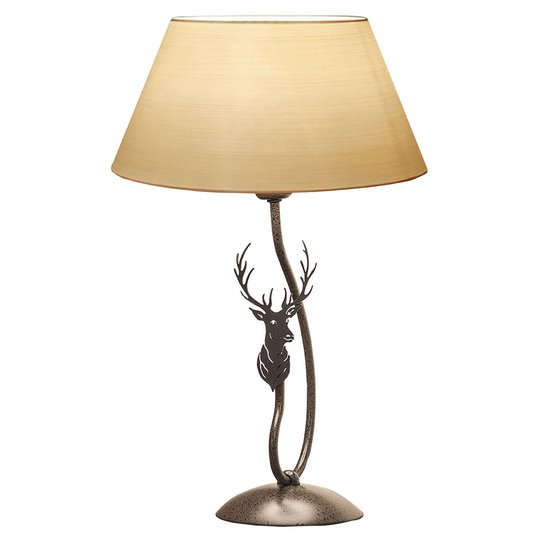 Menzel TH3361 bordslampa med hjortmotiv