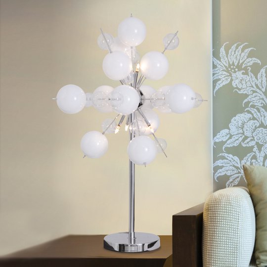 Effektfull halogen-bordslampa Explosion