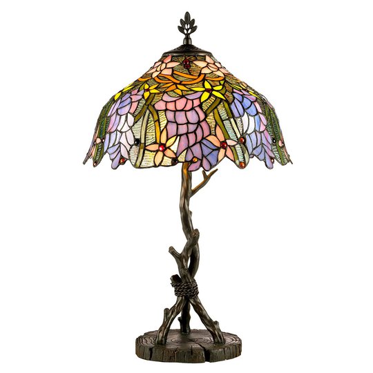 Bordslampa KT1082+AG711P i Tiffany-stil