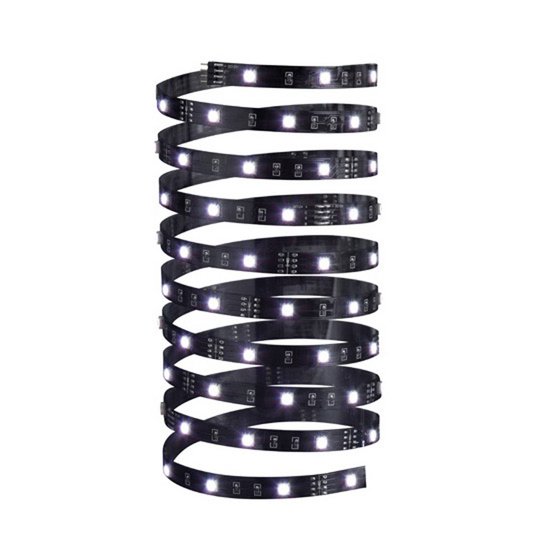 5 m lång LED-strip YourLED Eco, svart, RGB