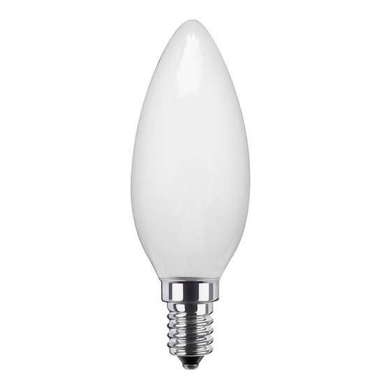 LED-kronljuslampa E14 4 W 2 200 K Ra90 dimbar opal