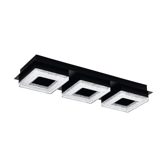 Fradelo 1 Led Tak/Vägglampa 3L/Kristall (Svart)