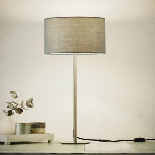 Schöner Wohnen Pina bordslampa mörkgrå
