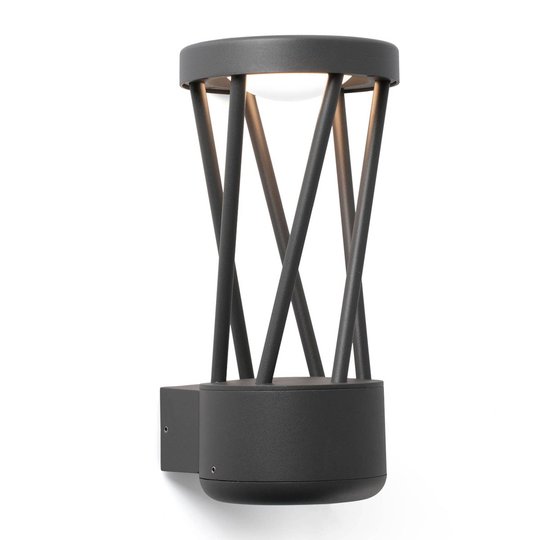 LED-utomhusvägglampa Twist