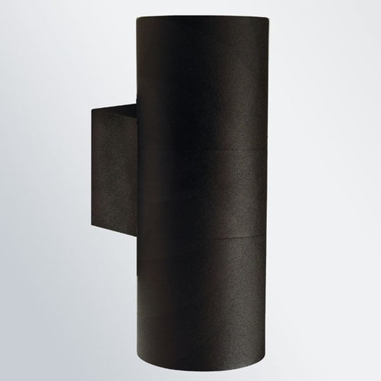 Tin Maxi Double utomhusvägglampa svart