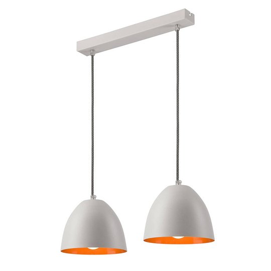 Pendellampa Atlantik, 2 lampor, vit