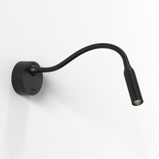 Astro Lucca LED-vägglampa med flexarm matt svart