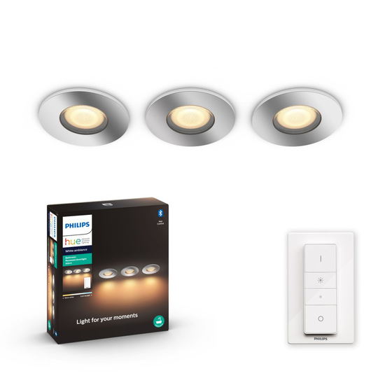 Adore infälld downlight 3p (badrum) (Silver)