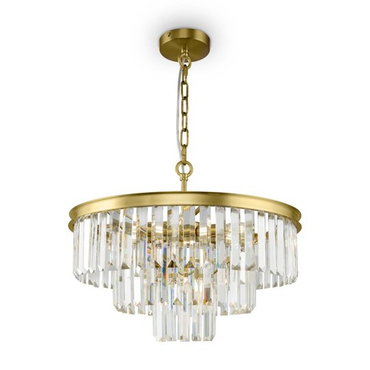 Revero kristall 50cm (Mässing/guld)