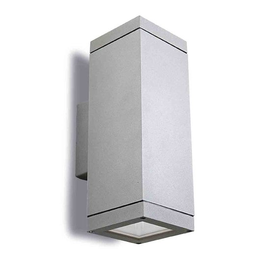 Grå, elegant utomhusvägglampa Afrodita