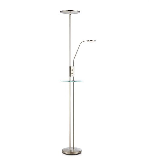 Friend uplight LED + USB (Silver)