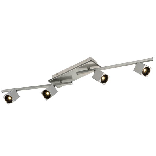 Med Osram-LED:er - takspotlight Cuba, 4 lampor