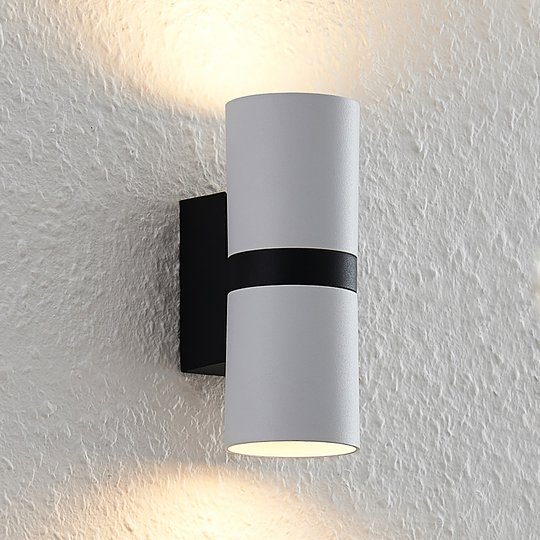Arcchio Arsa vägglampa, 2 lampor, vit