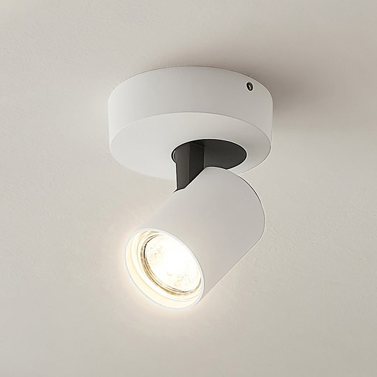 Lindby Ninette spot, vit, 1 lampa