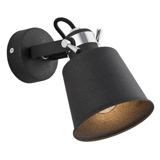 Väggspot Kerava, 1 lampa, svart
