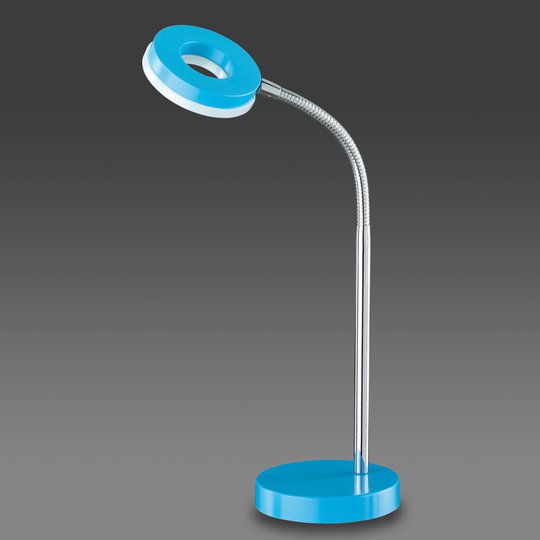 Blå LED-bordslampa Rennes