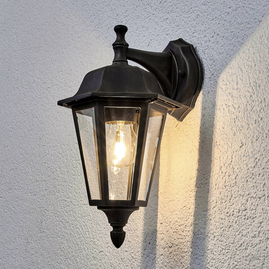 Lamina - utomhusvägglampa i rostig nyans