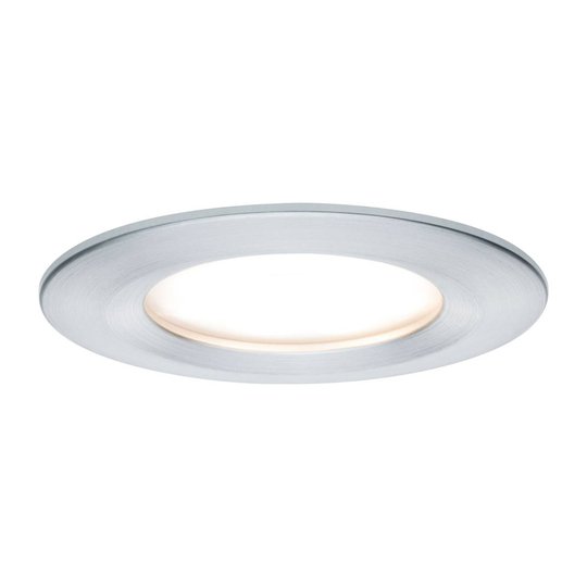 Paulmann LED-spot Nova Coin rund, dimbar aluminium